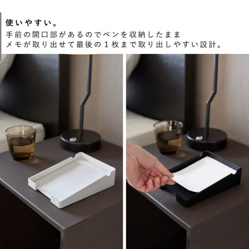 ペンが置けるメモホルダー タワー.|s4